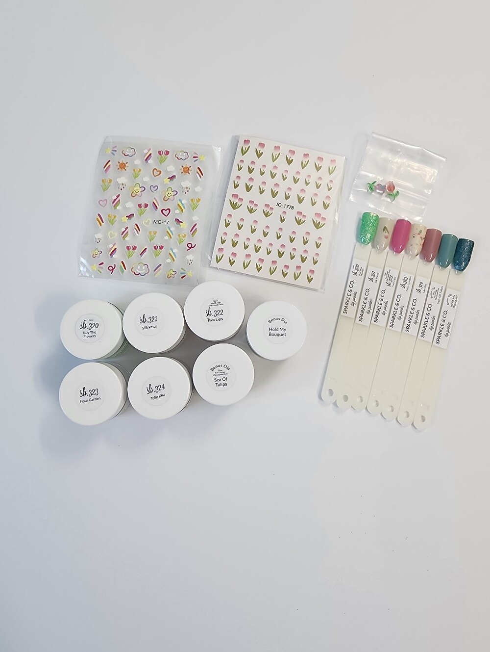 NEW! Sparkle & Co. Tulips Dip Powder Mini Set - Picture 2 of 16